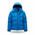 Blue Winter Jacket Front